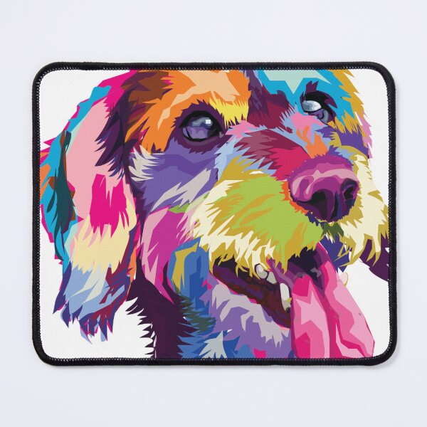Item preview, Colorful Pop Art Style Dog designed and sold by Ali K. Alobaidi.