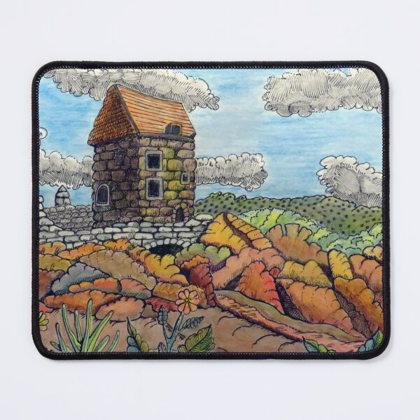 Item preview, 693 - PELE TOWER - DAVE EDWARDS - COLOURED PENCILS & INK - 2022 designed and sold by BLYTHART.
