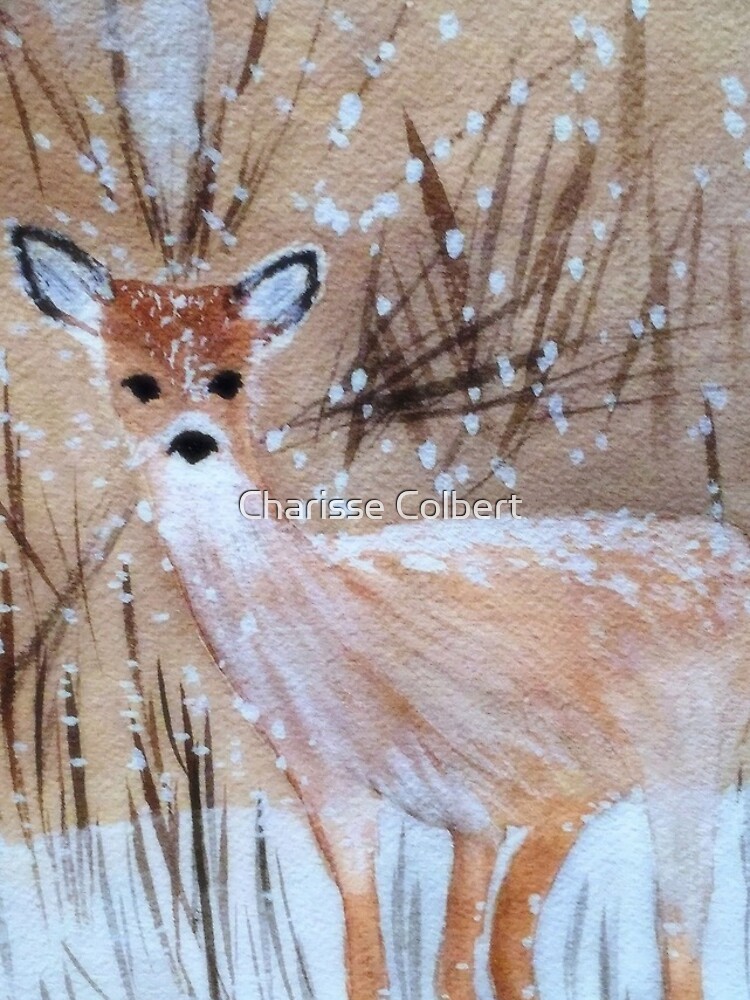 Deer in the Snow by charissecolbert