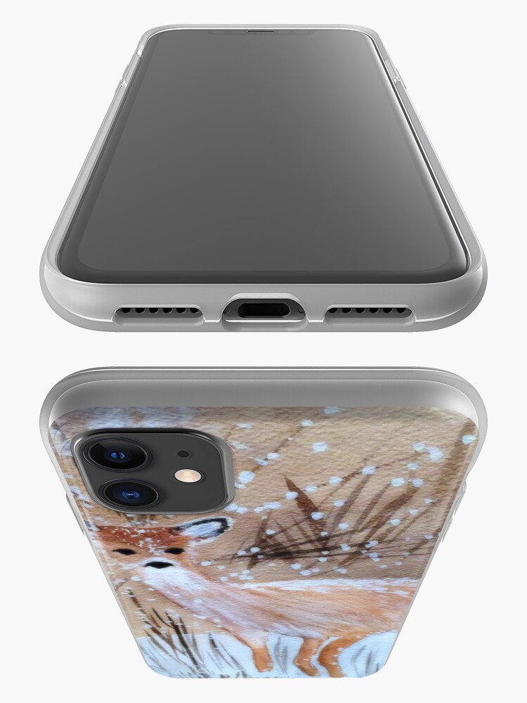 Alternate view of Deer in the Snow iPhone Case & Cover