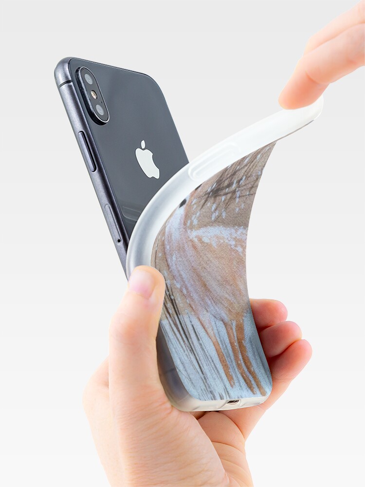 Alternate view of Deer in the Snow iPhone Case & Cover