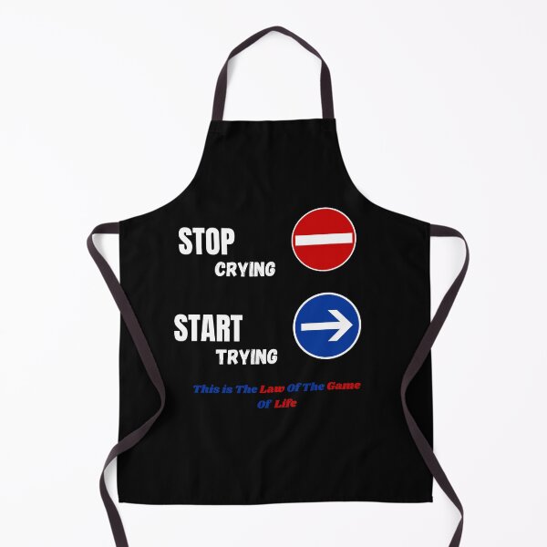 Item preview,  STOP CRYING START TRYING LIFE POSITIVE  t-shirt designed and sold by TamouStyle.