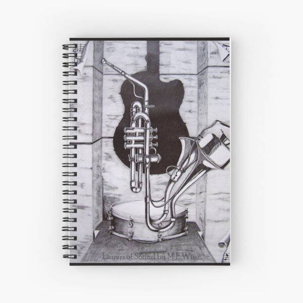 Layers of Sound Spiral Notebook
