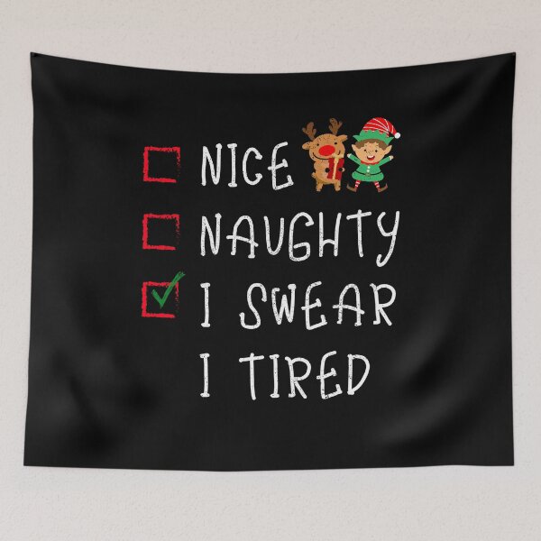 Item preview, Nice Naughty I Swear I Tried  designed and sold by Mixture-DESIGN.