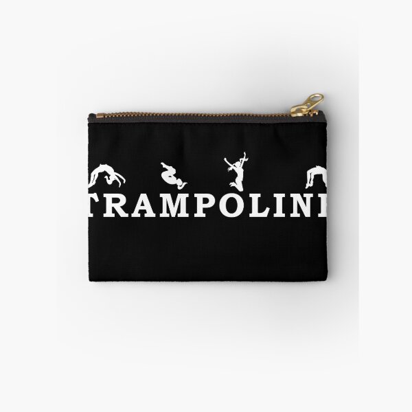 Item preview, Gymnastics Trampoline Silhouette and Acrobatic Sports Quote  designed and sold by Rzelemenz.
