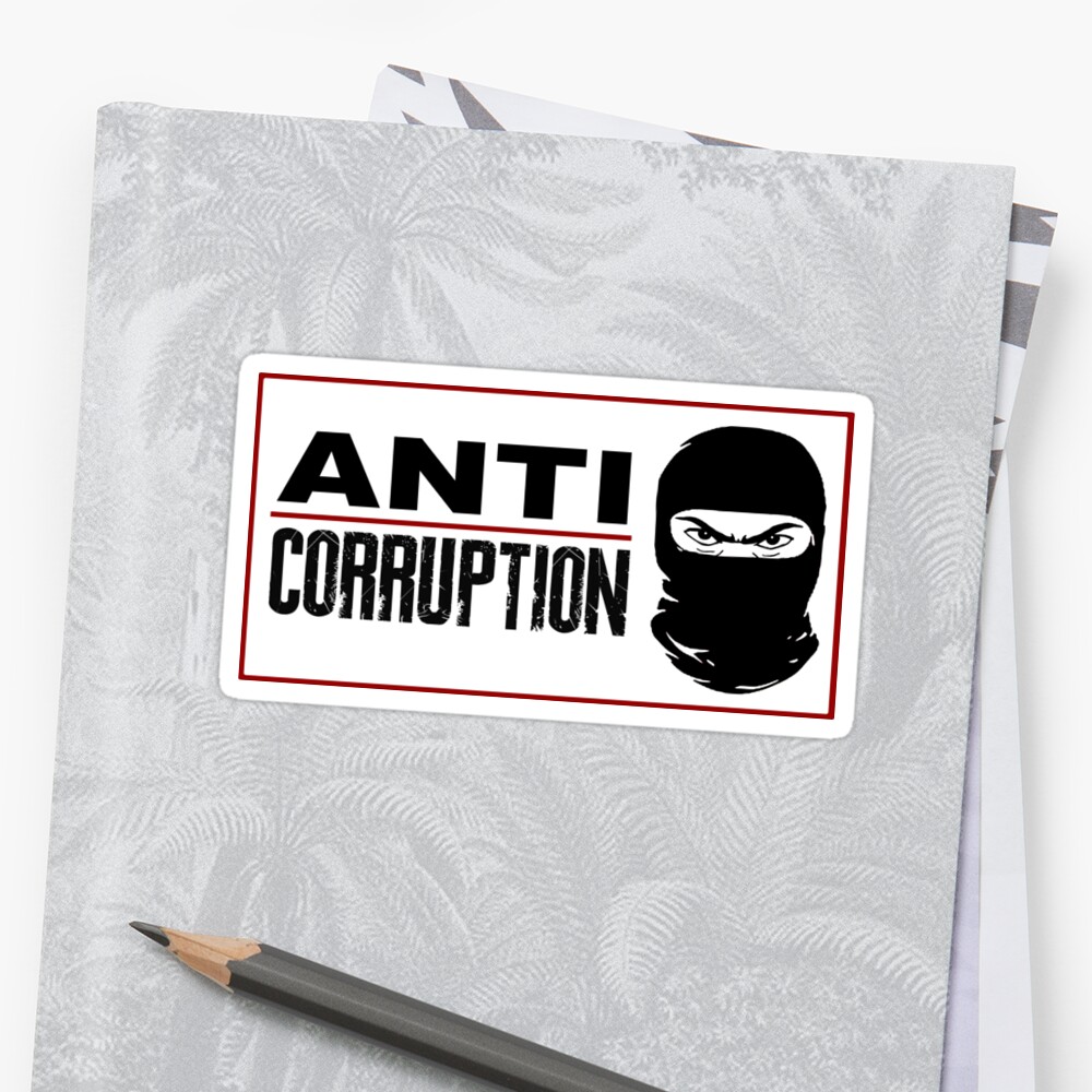 "ANTI CORRUPTION TASK FORCE" Sticker By Coldwash | Redbubble