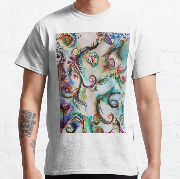 Wild flowers #CreateArtHistory @redbubble @library_vic Classic T-Shirt