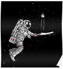 Space cricket Poster