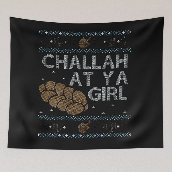 Item preview, Funny Ugly Hanukkah Sweater, Challah at Ya Girl designed and sold by DeanPalmer09.