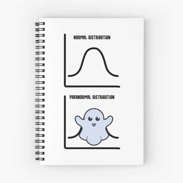 Aperçu de l'œuvre Distribution normale Distribution paranormale | Distribution paranormale créée et vendue par BopleDesigns.