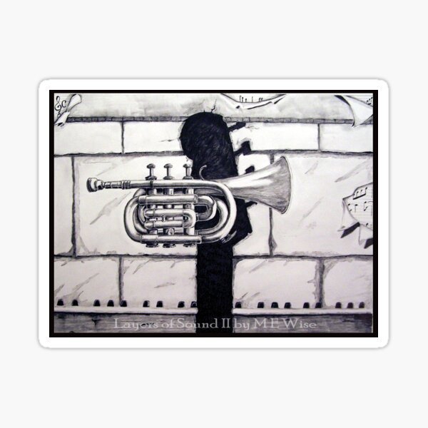 Layers of Sound II Sticker