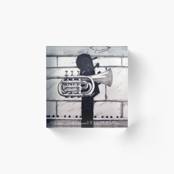 Layers of Sound II Acrylic Block