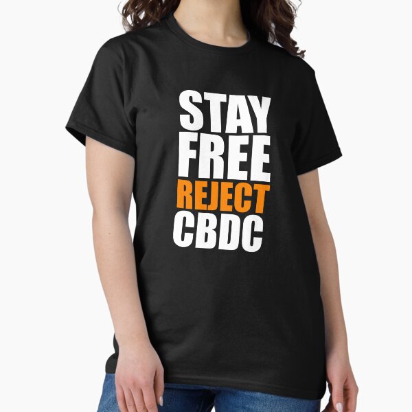 Item preview, Stay free reject cbdc, say no to cbdc, central bank digital currency, Britcoin. designed and sold by Giovanni-c.