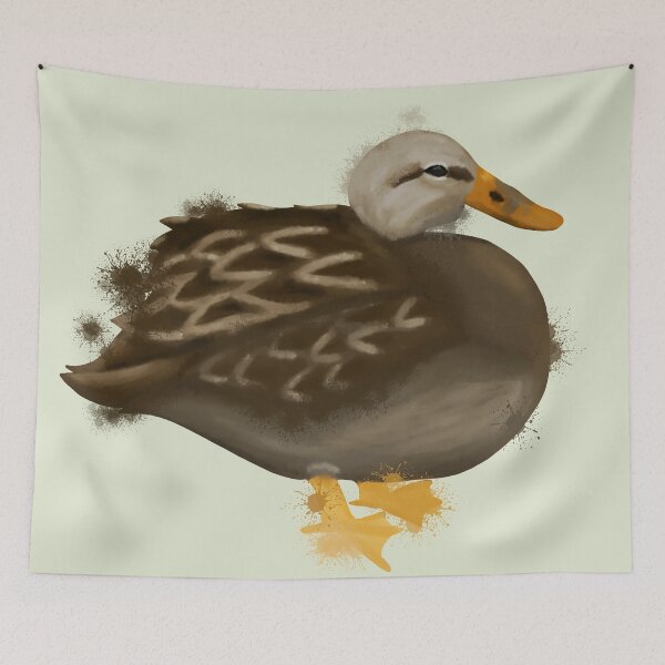 Item preview, Watercolor duck designed and sold by Antiope33.
