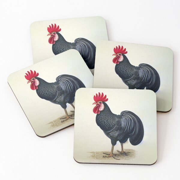 Item preview, Larousse Style French Rooster designed and sold by UncannyCanvas.