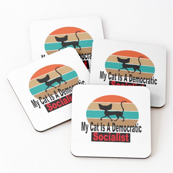 Item preview, My Cat Is A Democratic Socialist designed and sold by GridText.