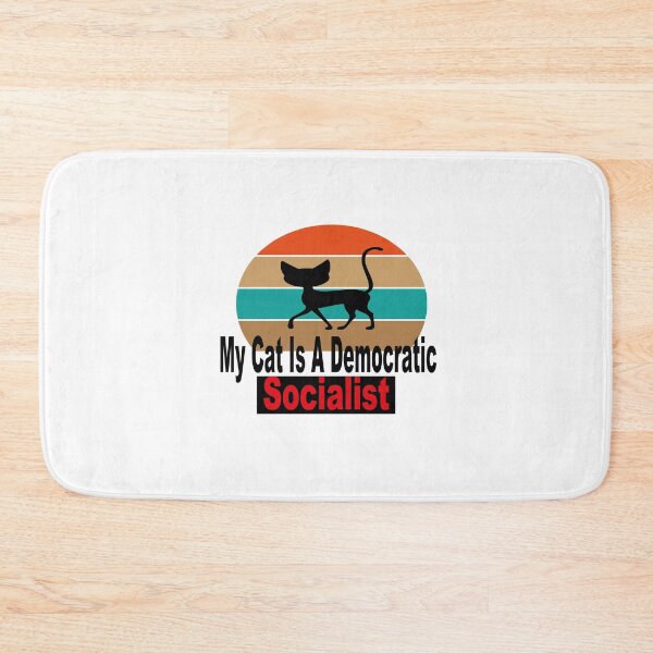 Item preview, My Cat Is A Democratic Socialist designed and sold by GridText.