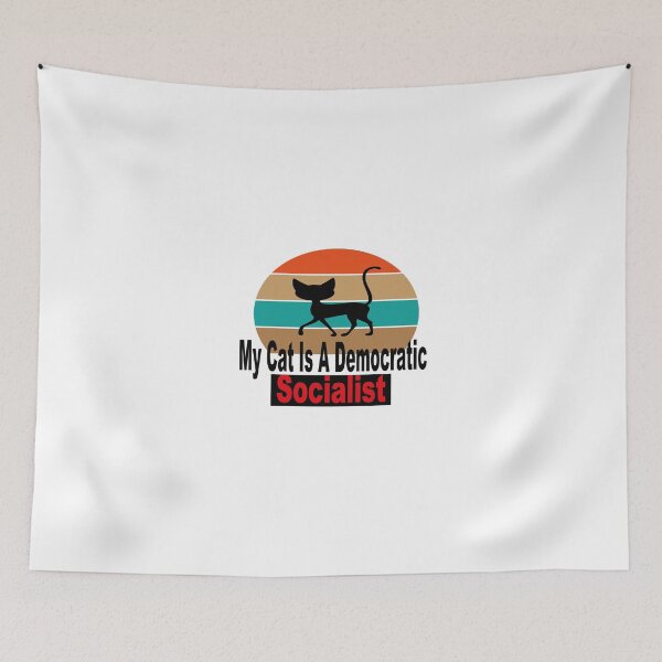 Item preview, My Cat Is A Democratic Socialist designed and sold by GridText.