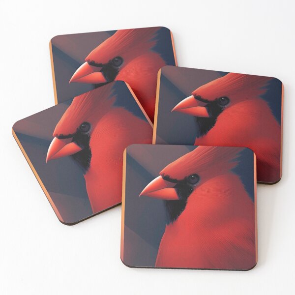 Item preview, Red detailed Cardinal  designed and sold by ShopSunday.