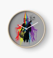 Surrealism man guitarist Clock