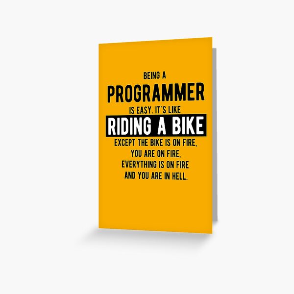 Birthday Card For Programmer Happy Birthday With Programming Text