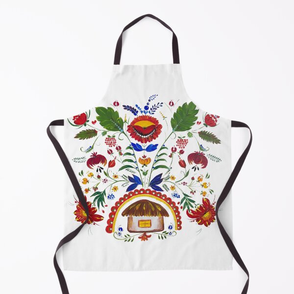 Vista previa del artículo con la obra «Casa floral del folclore ucraniano Petrykivka», diseñado y vendido por TheArtOfNata.
