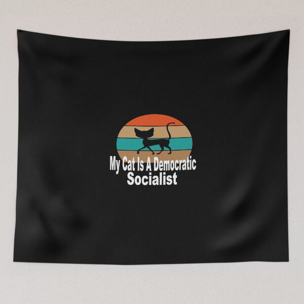 Item preview, My Cat Is A Democratic Socialist designed and sold by GridText.
