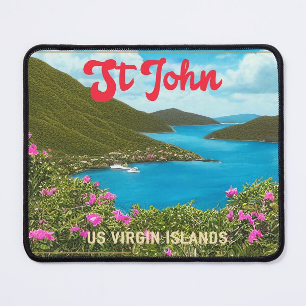 Item preview, St John USVI Vintage Postcard  designed and sold by UncannyCanvas.