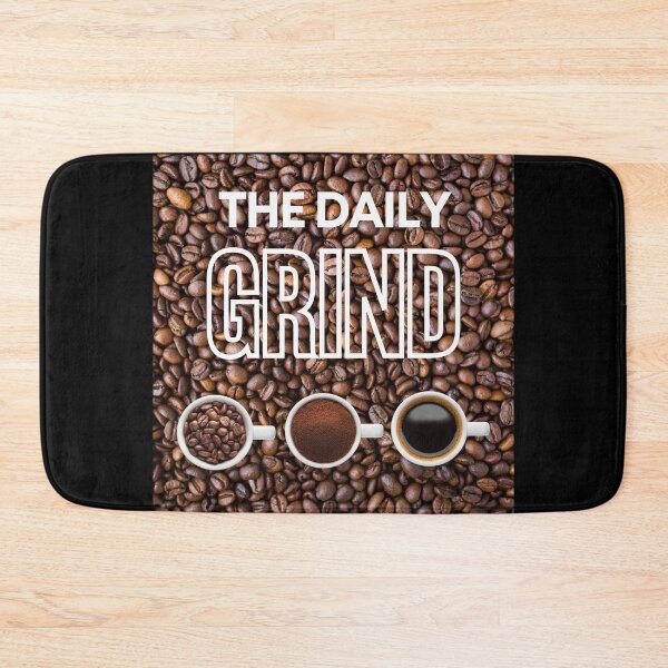 Item preview, The Daily Grind - Cups of Coffee and Beans designed and sold by MtWoodsonSales.