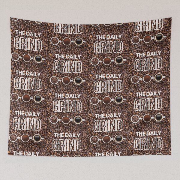 Item preview, The Daily Grind - Cups of Coffee and Beans designed and sold by MtWoodsonSales.