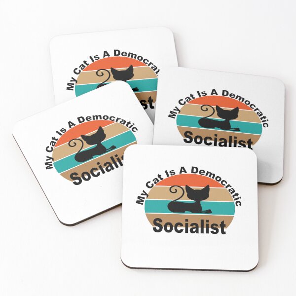 Item preview, My Cat Is A Democratic Socialist designed and sold by GridText.