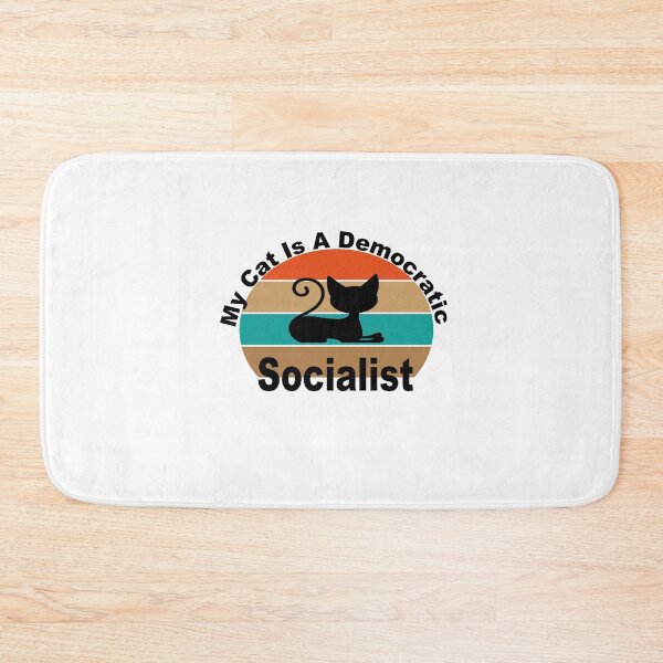 Item preview, My Cat Is A Democratic Socialist designed and sold by GridText.