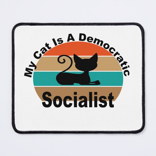 Item preview, My Cat Is A Democratic Socialist designed and sold by GridText.