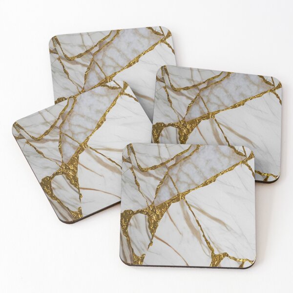 Item preview, Abstract ivory gold marble texture designed and sold by Ascooepics.