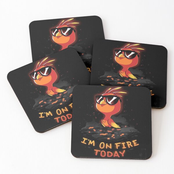 Item preview, Im On Fire Today / Cute Phoenix With Glasses designed and sold by Chris Mpasirogloy.