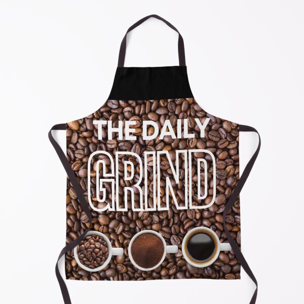 Item preview, The Daily Grind - Cups of Coffee and Beans designed and sold by MtWoodsonSales.