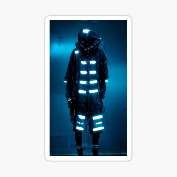 CYBERPUNK FUTURISTIC DYSTOPIAN WORLD Sticker