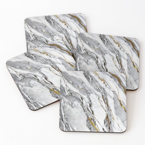 Item preview, Marble texture gray white gold designed and sold by Ascooepics.