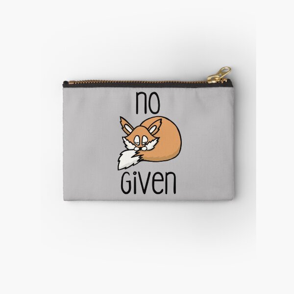 Item preview, No Fox Given - Cute Sleeping Fox - Funny Meme designed and sold by SteamerTees.