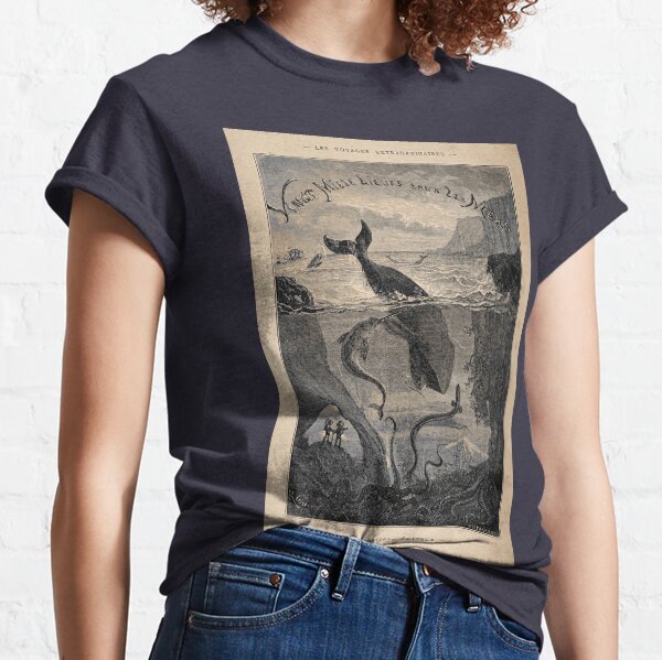 20,000 Leagues Under the Sea, Frontispiece 1871 Classic T-Shirt
