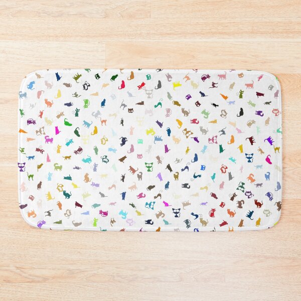 Item preview, Abstract Multi Color Cat Pattern designed and sold by Pixel4Art.