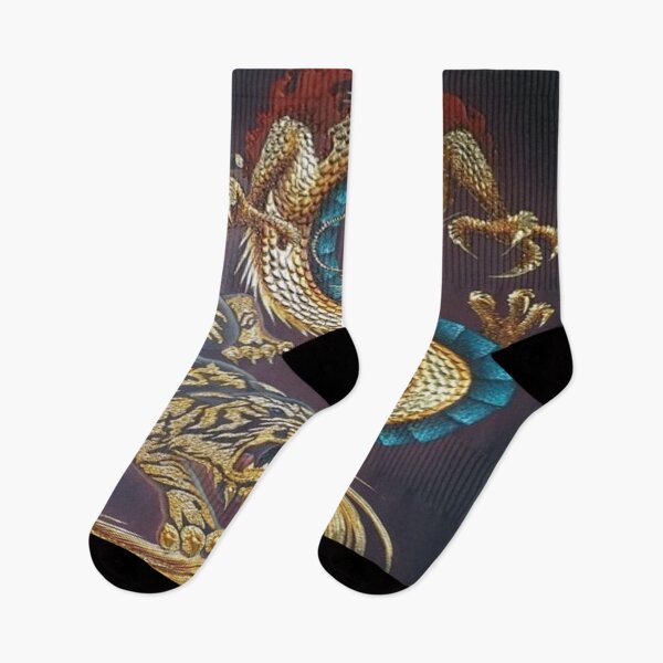 Item preview, Royal Thai Art - Tiger - Dragon - Face Off designed and sold by TheHappyK.