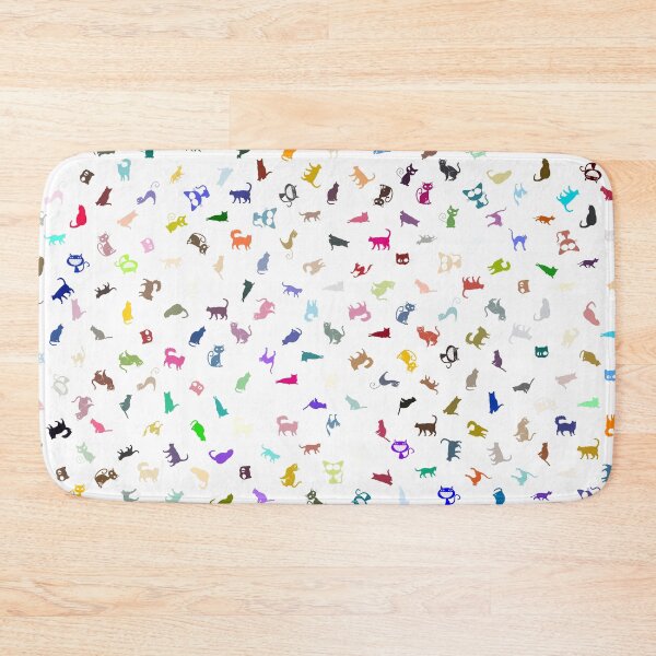 Item preview, Abstract Multi Color Cat Pattern designed and sold by Pixel4Art.