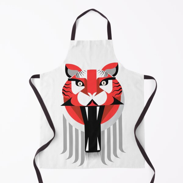 Item preview, Minimal Tiger Face T shirt, sleeveless tops designed and sold by vikyky.