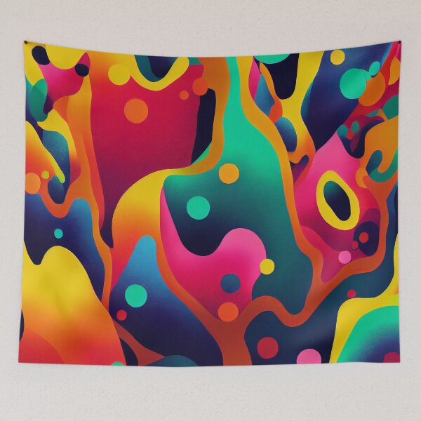 Item preview, Rainbow seamless art #3 designed and sold by MorningPanda.