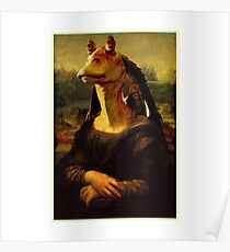 Jar Jar Binks - Mona Binks : Inspired by Star Wars Poster