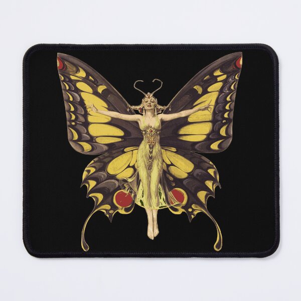 Item preview, Art Deco Butterfly Fairy Mythical Creature 1920s Flapper Style designed and sold by BleuSky.