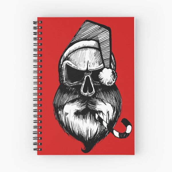 Item preview, MC Dead Santa Reindeer Christmas Gang Drawing designed and sold by LarksDrawings.