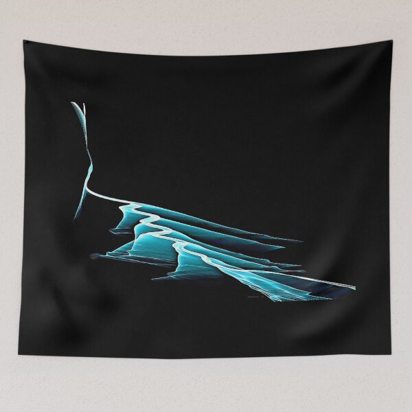 Item preview, Abstract Blue Lines Road Curves designed and sold by MIKAFXSTORE.