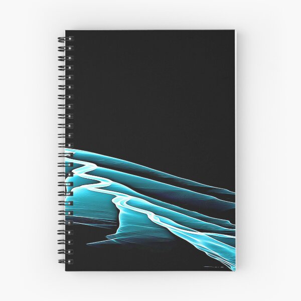 Item preview, Abstract Blue Lines Road Curves designed and sold by MIKAFXSTORE.